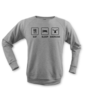 Eat sleep exercise tisort erkek sweatshirt on3