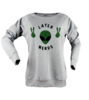 Uzayli alien later tisort kadin sweatshirt on3